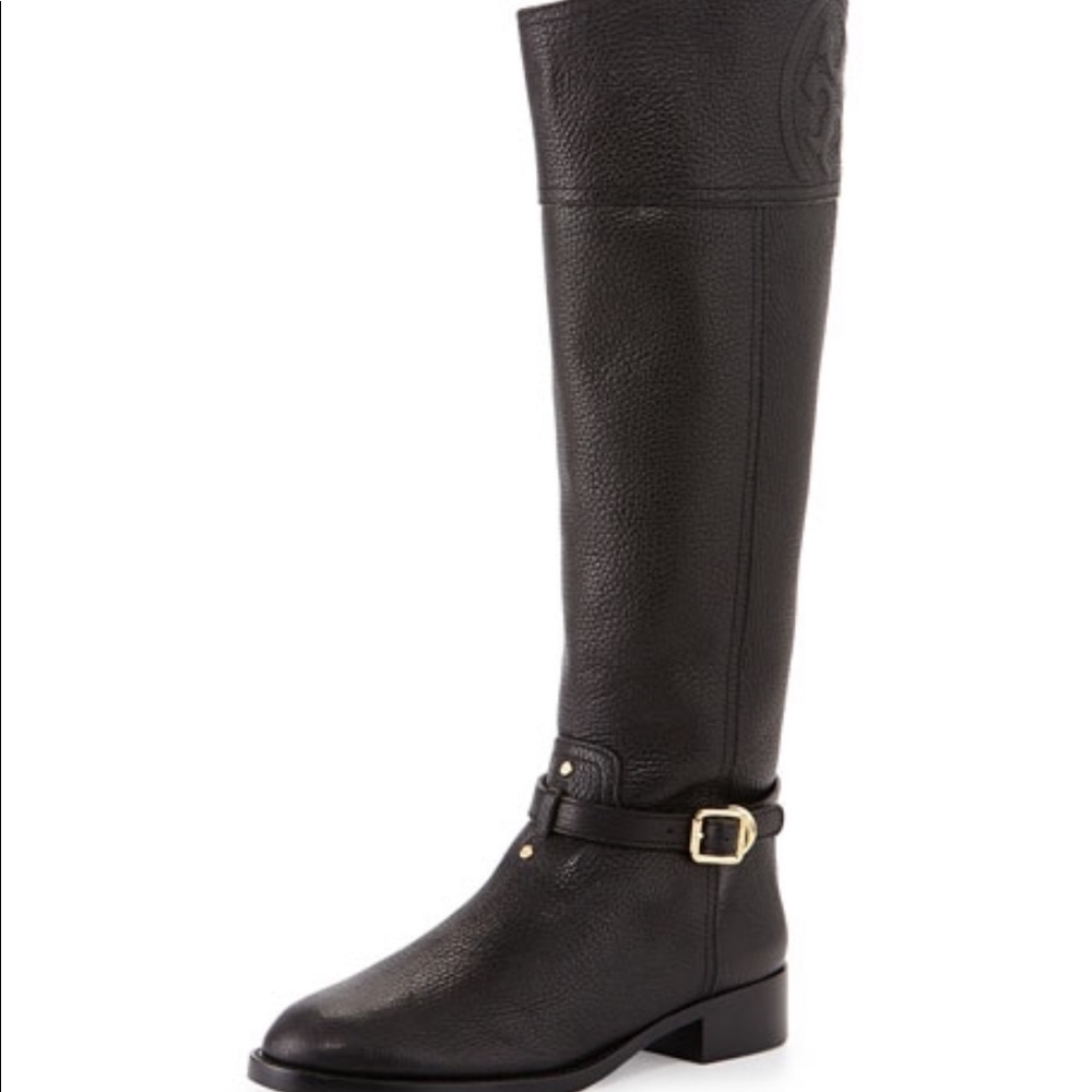 Tory Burch Marlene Leather Riding Boot